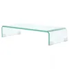vidaXL Table TV/rehausse d'écran verre transparent 60x25x11 Voir les images du produit 12