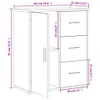 vidaXL Credenza rovere Sonoma 60x31x70 cm materiale a base Anteprima dell’immagine prodotto 8