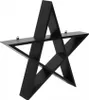 Schwarzes Pentagramm Wandregal 40cm Produktbild-Vorschau 2