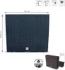NABBI Jardinière en plastique DRC600T 60 cm - anthracite Voir les images du produit 13