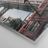 Wanduhr - Quadrat - Glasuhr - Manhattan Brücke Brücke - Produktbild-Vorschau 5