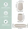 Ensemble d'accessoires de salle de bain eluno TESERO 3 Voir les images du produit 7