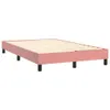 Boxspringbett mit Matratze & LED Rosa 120x200 cm Samt Produktbild-Vorschau 5