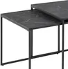 Infinity Couchtisch Set mit 3 Stk. schwarzer Marmordruck, Produktbild-Vorschau 8