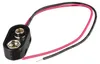 Goobay batterijhouder, 1 x 9V blok, waterafstotend, zwart Productafbeelding-voorbeeld 3