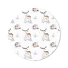 MuchoWow® Mauspad Mousepad Winter - Weiß - Tiere - Muster Produktbild-Vorschau 1