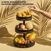 Étagère à fruits eluno, corbeille à pain ronde à 3 étages, Voir les images du produit 4