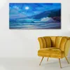 Coloray Glasbild 140x70  Wandbild Glasbilder Nachtsturm auf Produktbild-Vorschau 3