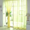 Feste Farbe Tüll Voile Tür Fenster Vorhang Vorhang Panel Produktbild-Vorschau 3