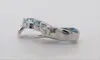 Blautopas Anhänger Silber 925 wasserblaue Edelsteine Produktbild-Vorschau 2