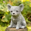 Chi Hua Hua klein| Steinguss, grau| H 15,5cm x T 8,5cm Produktbild-Vorschau 1