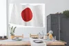 MuchoWow® Poster Die Flagge von Japan auf weißem Produktbild-Vorschau 3