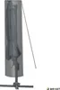 Alu Ampelschirm 300cm grau mit LED-Beleuchtung Produktbild-Vorschau 2