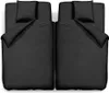 Bettwäsche 135x200 4teilig Einfarbig Schwarz Kissenbezug Produktbild-Vorschau 1