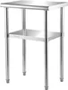 VEVOR Tavolo commerciale in acciaio inox 61 x 45,7 x 91,4 Anteprima dell’immagine prodotto 1