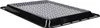 A black metal grill pan with a perforated top surface, shown at an angle. Produktbild-Vorschau