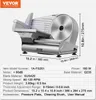 Trancheuse électrique pour viande 180 W, 80-120 tr/min Voir les images du produit 7