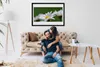 Bild 100x70 MDF-Rahmen Wandkunst Daisy auf Wand Produktbild-Vorschau 2