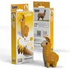 Eugy 3D-model van een wild dier, lama, kartonnen Productafbeelding-voorbeeld 2