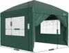 Zelsius Pavillon pliable 3x3 m avec parois latérales, vert, Voir les images du produit 3
