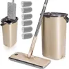Set mop 2 in 1 con secchio, manico in acciaio inossidabile Anteprima dell’immagine prodotto 1