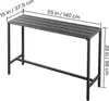 Tavolo da bar SucceBuy 1400 x 375 x 980 mm, tavolo da bar Anteprima dell’immagine prodotto 8