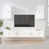 vidaXL 6-tlg. TV-Schrank-Set Weiß Holzwerkstoff Produktbild-Vorschau 2