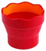 FABER-CASTELL Wasserbecher Clic&Go rot Anteprima dell’immagine prodotto 2