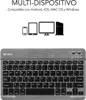Subblim Smart Compact Kabellose Bluetooth-Tastatur / Grau Produktbild-Vorschau 2