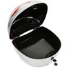 Motorradkoffer Top Case Helmkoffer 22L Silber mit Reflektor Produktbild-Vorschau 5