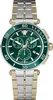 Versace VE3L00422 Greca Chrono grün silber gold Edelstahl Produktbild-Vorschau 1