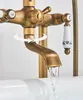 Freistehende Badewannenarmatur Retro mit Handbrause und Produktbild-Vorschau 11