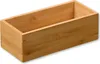 A simple, clean shot of a bamboo organizer box. Produktbild-Vorschau