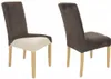 Stuhlhusse Stretch Braun - Samt - Universal - Esszimmer Produktbild-Vorschau 5