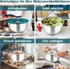 Set de bols à mélanger en acier inoxydable avec couvercles Voir les images du produit 7
