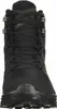 A close-up, front-facing view of a black hiking boot. Voir les images du produit