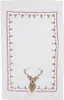Clayre & Eef Gästehandtuch 40x66 cm Beige Braun Baumwolle Produktbild-Vorschau 2