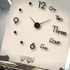 Bezrámové, dekorativní, tiché nástěnné hodiny do obývacího Náhled obrázku produktu 3