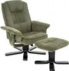 Relaxsessel CHARLY mit Hocker grün - TV Sessel mit Produktbild-Vorschau 3