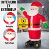 MONZANA® Nafukovací Otec Vánoc XXL 250cm LED Osvětlený Náhled obrázku produktu 4