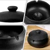 2×Aschenbecher Aschenbecher für draussen mit deckel groß Produktbild-Vorschau 7