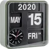 Karlsson - Wanduhr Mini Flip - Grün/Schwarz - 24x24x10cm Produktbild-Vorschau 1