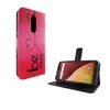 Handyhülle Tasche für Handy Wiko View Be Happy Pink Produktbild-Vorschau 2