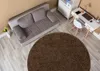 Dywan SOFFI koło shaggy 5cm  brązowy koło 100 cm Podgląd zdjęcia produktu 4