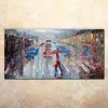 Coloray Glasbild 140x70  Wandbild Glasbilder Stadt Regen Produktbild-Vorschau 2