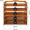 CASARIA® Stojak na buty Drewno z certyfikatem FSC® 5 Podgląd zdjęcia produktu 1