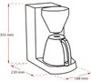 MELITTA Kaffeeautomat 1017-06 8Tassen 1000Watt schwarz Produktbild-Vorschau 20