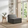 vidaXL Klappsofa Bett Dunkelgrau 60 x 70 x 41 cm Stoff Produktbild-Vorschau 2