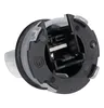 Close-up view of a black and gray sensor component. Voir les images du produit