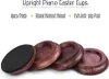 4 pièces/kit de dessous de tasse piano caster en bois Voir les images du produit 5